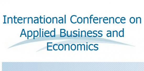 International Conference on Applied Business and Economics 2012